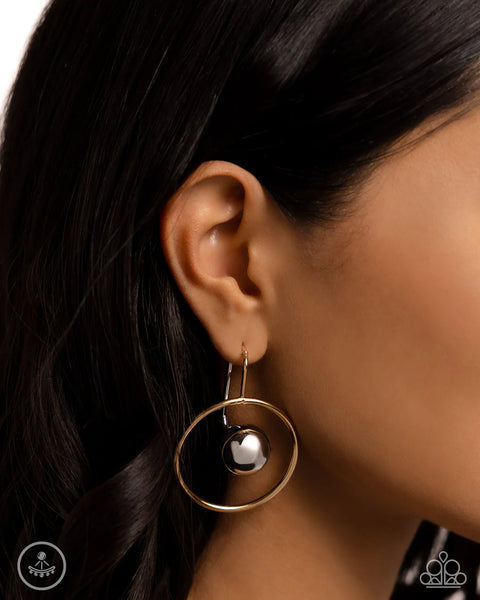 Paparazzi Boldly Balanced - Multi Post Earrings