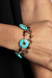 Paparazzi Quarry Quandary - Blue Bracelet