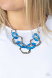 Paparazzi Urban Circus - Blue Necklace