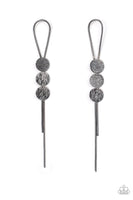 Paparazzi Bolo Beam - Black Post Earrings