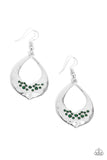 Paparazzi CACHE Reserve - Green Earrings