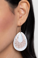 Paparazzi Bountiful Beaches - Rose Gold Earrings