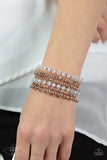 Paparazzi ICE Knowing You - Rose Gold Bracelet