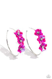 Paparazzi Ethereal Embellishment - Pink Hoop Earring