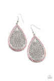 Paparazzi Fleur de Fantasy - Pink Earrings