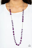 Paparazzi Juicy Gossip - Purple Necklace