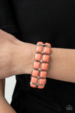 Paparazzi Double The DIVA-ttitude - Orange Bracelet