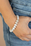 Paparazzi Heart-Melting Glow - White Bracelet