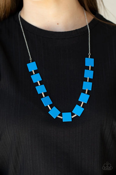 Paparazzi Hello, Material Girl - Blue Necklace