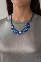 Paparazzi Emerald City Couture - Blue Necklace