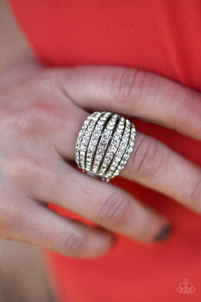 Paparazzi Mrs. Harry Winston - White Ring