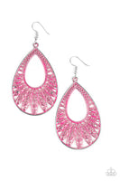 Paparazzi Flamingo Flamenco - Pink Earrings