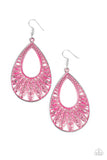 Paparazzi Flamingo Flamenco - Pink Earrings