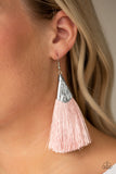 Paparazzi In Full PLUME - Pink Earrings