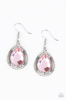 Paparazzi Grandmaster Shimmer - Pink Earrings