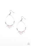 Paparazzi Exquisitely Ethereal - Pink Earrings