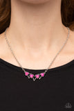 Paparazzi Pyramid Prowl - Pink Necklace