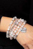 Paparazzi Optimistic Opulence - Pink Bracelet