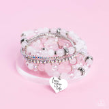 Paparazzi Optimistic Opulence - Pink Bracelet