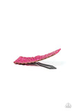 Paparazzi Shimmery Sequinista - Pink Hair Clip