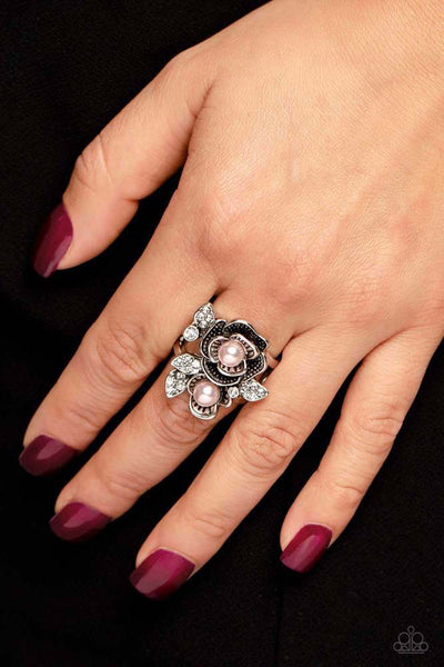 Paparazzi Fine-BLOOMING - Pink Ring