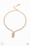 Paparazzi Ante Up - Gold Necklace