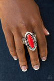 Paparazzi Santa Fe Serenity - Red Ring