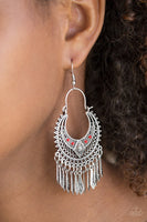 Paparazzi Walk On The Wildside - Red Earrings