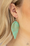 Paparazzi Enchanted Shimmer - Green Earrings