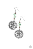 Paparazzi Adobe Dweller - Green Earrings