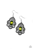 Paparazzi Reign Supreme - Green Earrings