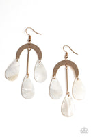 Paparazzi Atlantis Ambience - Gold Earrings