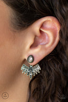 Paparazzi Wing Fling - Brass Post Earrings