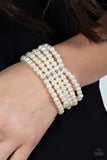 Paparazzi A Pearly Affair - White Bracelet