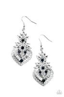 Paparazzi Royal Hustle - Blue Earrings