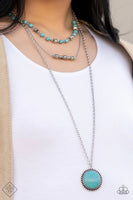 Paparazzi Sahara Symphony - Blue Necklace