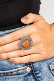 Paparazzi Genuinely Gemstone - Orange Ring