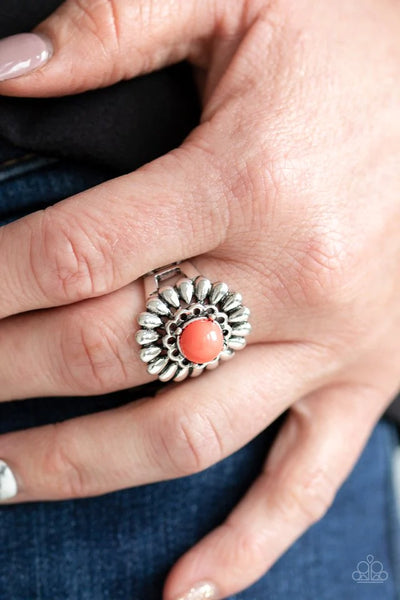 Paparazzi Poppy Pep - Orange Ring