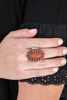 Paparazzi Cactus Cabana - Orange Ring