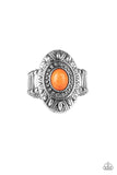 Paparazzi Stone Fox - Orange Ring