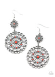 Paparazzi Beaded Brilliance - Red Earrings