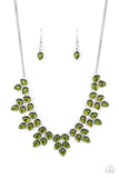 Paparazzi Hidden Eden - Green Necklace