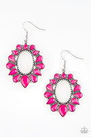 Paparazzi Fashionista Flavor - Pink Earrings