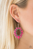 Paparazzi Fashionista Flavor - Pink Earrings