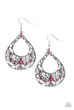 Paparazzi Vine Shine - Pink Earrings