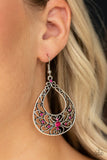 Paparazzi Vine Shine - Pink Earrings