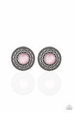 Paparazzi Fine Flora - Pink Post Earrings