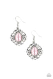 Paparazzi Totally GLOWN Away - Pink Earrings