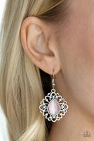 Paparazzi Totally GLOWN Away - Pink Earrings