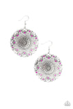 Paparazzi Mandala Mandalay - Pink Earrings